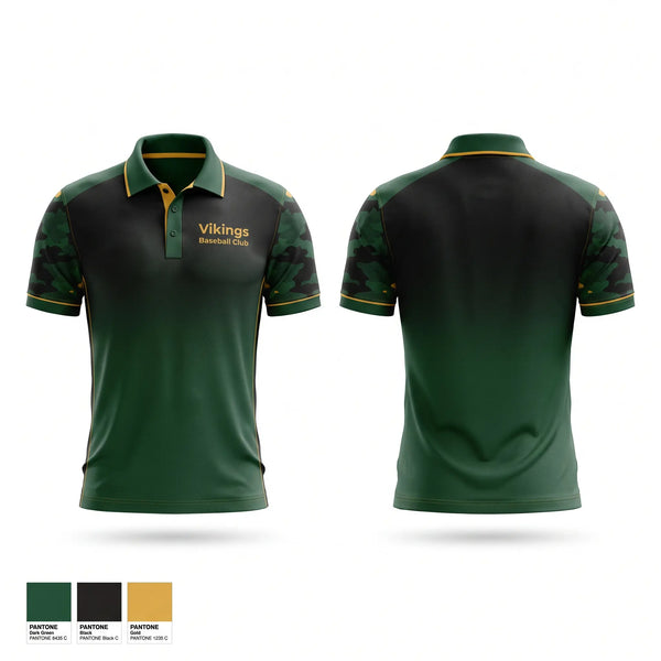 Short Sleeve Performance Polo, Vikings Baseball Club, Baseball, Teamtime, Team time, sublimation, custom sports apparel, team uniforms, spirit wear, spiritwear, sports uniforms, custom shirts, team store, custom team store, fundraiser sports, apparel fundraiser