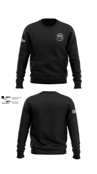 Crew Neck Sweatshirt, SASPD, Police, Teamtime, Team time, sublimation, custom sports apparel, team uniforms, spirit wear, spiritwear, sports uniforms, custom shirts, team store, custom team store, fundraiser sports, apparel fundraiser