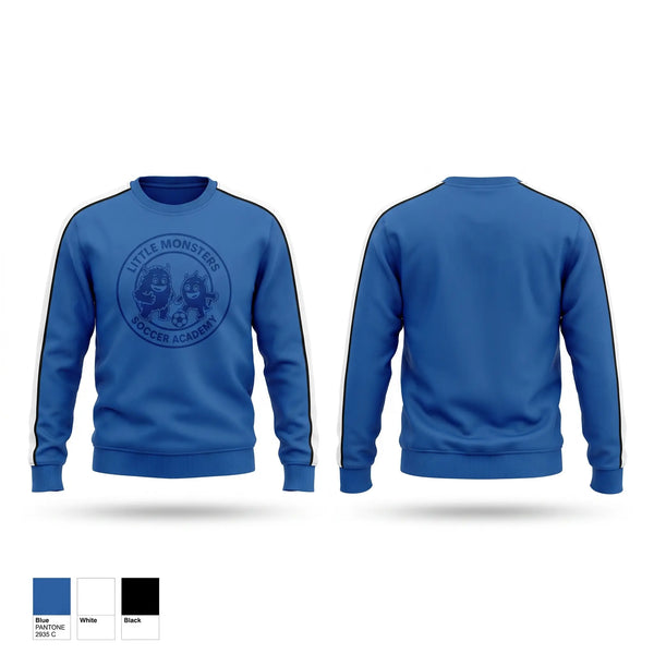 Crew Neck Sweatshirt, Little Monsters Soccer Academy, Men's Soccer, Teamtime, Team time, sublimation, custom sports apparel, team uniforms, spirit wear, spiritwear, sports uniforms, custom shirts, team store, custom team store, fundraiser sports, apparel fundraiser