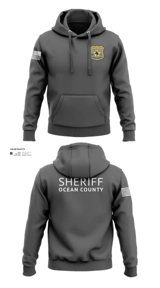 Hoodie, Ocean County Sheriff K-9, Police, Teamtime, Team time, sublimation, custom sports apparel, team uniforms, spirit wear, spiritwear, sports uniforms, custom shirts, team store, custom team store, fundraiser sports, apparel fundraiser