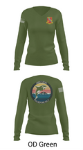 A BTRY, 1-37FAR 4037747 Women's Long Sleeve V-neck Shirt - 57