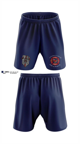 Athletic Shorts With Pockets, Central Lamar Fire & Rescue, Fire Department, Teamtime, Team time, sublimation, custom sports apparel, team uniforms, spirit wear, spiritwear, sports uniforms, custom shirts, team store, custom team store, fundraiser sports, apparel fundraiser