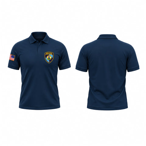 Short Sleeve Performance Polo, Monticello Police Department, Police, Teamtime, Team time, sublimation, custom sports apparel, team uniforms, spirit wear, spiritwear, sports uniforms, custom shirts, team store, custom team store, fundraiser sports, apparel fundraiser