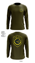 Robstown police department 66460807 Long Sleeve Performance Shirt 2