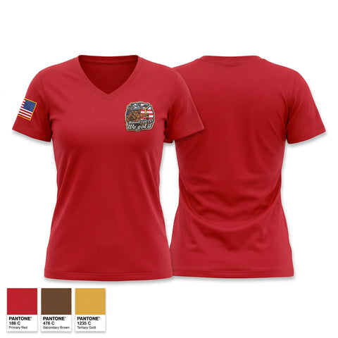 Womens Short Sleeve Vneck Shirt, Morrell Volunteer Fire Company, Fire Department, Teamtime, Team time, sublimation, custom sports apparel, team uniforms, spirit wear, spiritwear, sports uniforms, custom shirts, team store, custom team store, fundraiser sports, apparel fundraiser