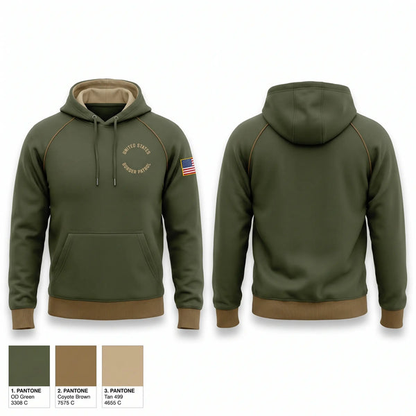 Hoodie, United States Border Patrol, Police, Teamtime, Team time, sublimation, custom sports apparel, team uniforms, spirit wear, spiritwear, sports uniforms, custom shirts, team store, custom team store, fundraiser sports, apparel fundraiser