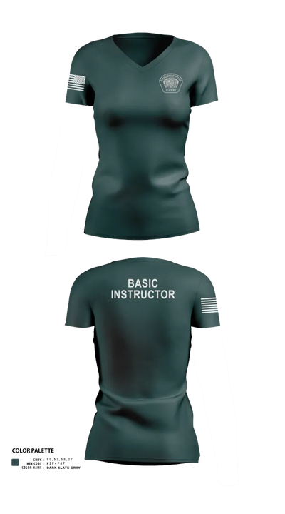 Academy- Basic Unit Women's Short Sleeve V-neck Shirt - 41