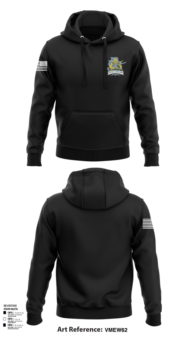 Hoodie, Central Illinois Army Recruiting Company, , Teamtime, Team time, sublimation, custom sports apparel, team uniforms, spirit wear, spiritwear, sports uniforms, custom shirts, team store, custom team store, fundraiser sports, apparel fundraiser