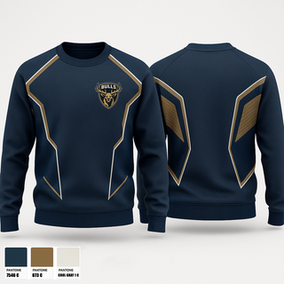 Crew Neck Sweatshirt, BULLS, Ice Hockey, Teamtime, Team time, sublimation, custom sports apparel, team uniforms, spirit wear, spiritwear, sports uniforms, custom shirts, team store, custom team store, fundraiser sports, apparel fundraiser
