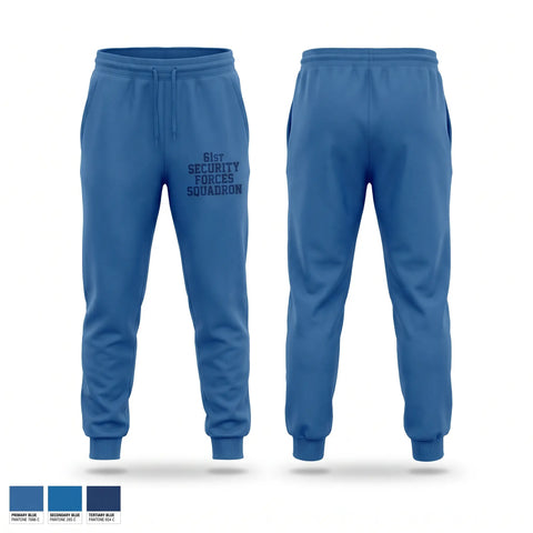 Sweatpants, 61st security forces squadron, Air Force, Teamtime, Team time, sublimation, custom sports apparel, team uniforms, spirit wear, spiritwear, sports uniforms, custom shirts, team store, custom team store, fundraiser sports, apparel fundraiser