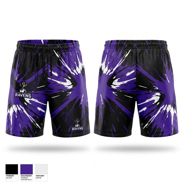 Athletic Shorts With Pockets, Lady Ravens, Women's Soccer, Teamtime, Team time, sublimation, custom sports apparel, team uniforms, spirit wear, spiritwear, sports uniforms, custom shirts, team store, custom team store, fundraiser sports, apparel fundraiser