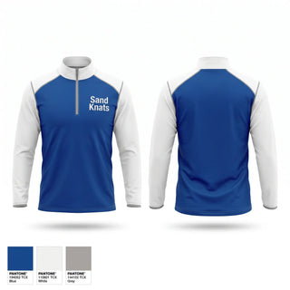 Quarter Zip Jacket, Sand Knats, Baseball, Teamtime, Team time, sublimation, custom sports apparel, team uniforms, spirit wear, spiritwear, sports uniforms, custom shirts, team store, custom team store, fundraiser sports, apparel fundraiser
