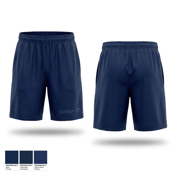 Athletic Shorts With Pockets, Station 21, Fire Department, Teamtime, Team time, sublimation, custom sports apparel, team uniforms, spirit wear, spiritwear, sports uniforms, custom shirts, team store, custom team store, fundraiser sports, apparel fundraiser