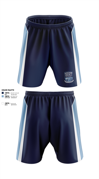 Athletic Shorts With Pockets, Kingdom Legacy Athletics Academy, , Teamtime, Team time, sublimation, custom sports apparel, team uniforms, spirit wear, spiritwear, sports uniforms, custom shirts, team store, custom team store, fundraiser sports, apparel fundraiser