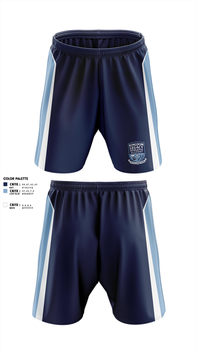 Kingdom Legacy Athletics Academy Athletic Shorts With Pockets - 1