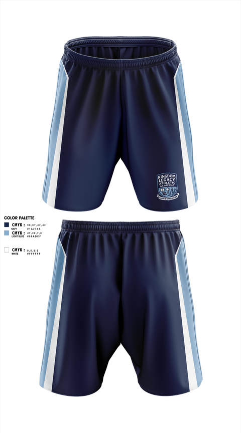 Athletic Shorts With Pockets, Kingdom Legacy Athletics Academy, , Teamtime, Team time, sublimation, custom sports apparel, team uniforms, spirit wear, spiritwear, sports uniforms, custom shirts, team store, custom team store, fundraiser sports, apparel fundraiser