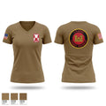 855 EUD 88535329 Women's Short Sleeve V-neck Shirt - 1