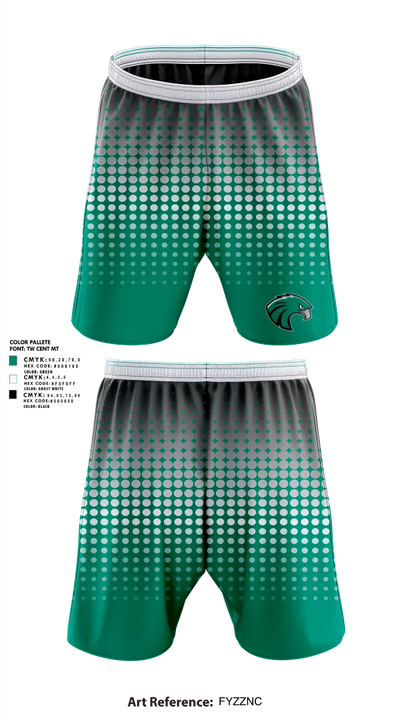 Northeastern State University Athletics 96737609 Athletic Shorts With Pockets - 1