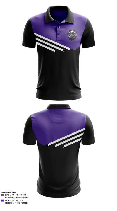 Mile High Elites FC 84991839 Short Sleeve Performance Polo - 1