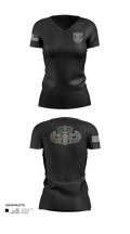 Kanawha Sheriff Bomb Squad 54079746 Women's Short Sleeve V-neck Shirt - 21
