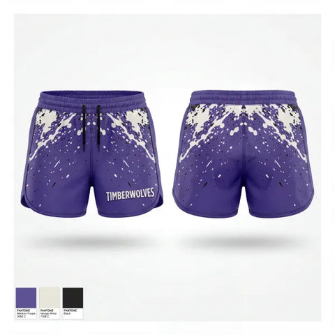 Womens Shorts, Timberwolves, Baseball, Teamtime, Team time, sublimation, custom sports apparel, team uniforms, spirit wear, spiritwear, sports uniforms, custom shirts, team store, custom team store, fundraiser sports, apparel fundraiser