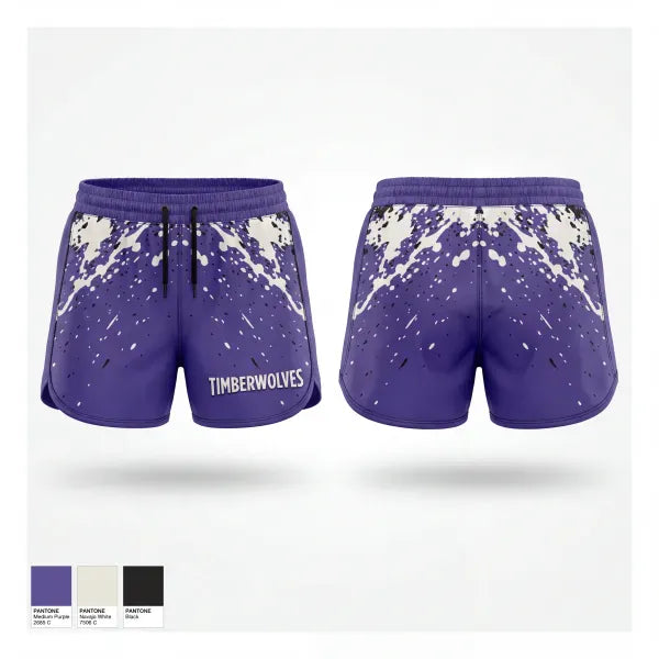 Womens Shorts, Timberwolves, Baseball, Teamtime, Team time, sublimation, custom sports apparel, team uniforms, spirit wear, spiritwear, sports uniforms, custom shirts, team store, custom team store, fundraiser sports, apparel fundraiser