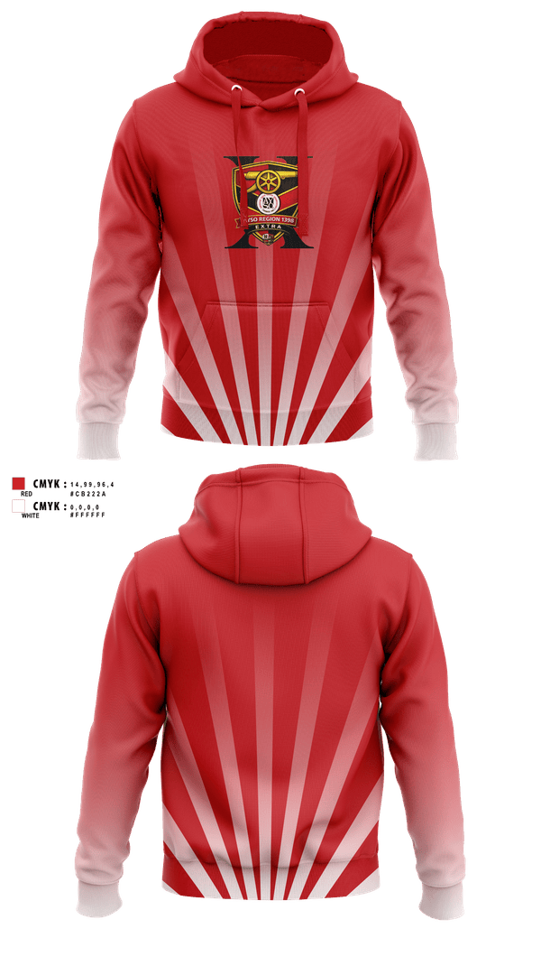 Hoodie, Region 1398 Arsenal, Men's Soccer, Teamtime, Team time, sublimation, custom sports apparel, team uniforms, spirit wear, spiritwear, sports uniforms, custom shirts, team store, custom team store, fundraiser sports, apparel fundraiser