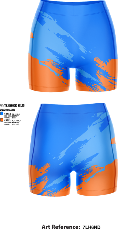 Lexington Senior High School Volleyball 32716080 Women's Compression Shorts - 1