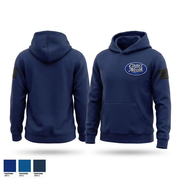 Hoodie, CINRET North, Police, Teamtime, Team time, sublimation, custom sports apparel, team uniforms, spirit wear, spiritwear, sports uniforms, custom shirts, team store, custom team store, fundraiser sports, apparel fundraiser