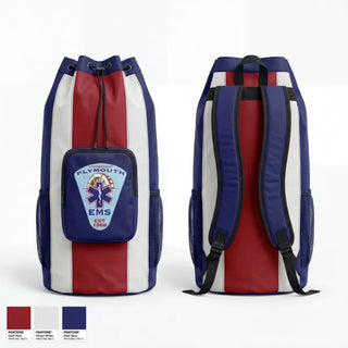 Gear Bag, Plymouth Volunteer Ambulance Corps, EMS/EMT, Teamtime, Team time, sublimation, custom sports apparel, team uniforms, spirit wear, spiritwear, sports uniforms, custom shirts, team store, custom team store, fundraiser sports, apparel fundraiser