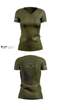 Anderson County Swat Women's Short Sleeve V-neck Shirt - 10