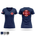 Central Lamar Fire & Rescue Women's Short Sleeve V-neck Shirt - 1