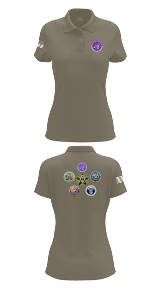 Womens Short Sleeve Performance Polo, USMOG, Army, Teamtime, Team time, sublimation, custom sports apparel, team uniforms, spirit wear, spiritwear, sports uniforms, custom shirts, team store, custom team store, fundraiser sports, apparel fundraiser