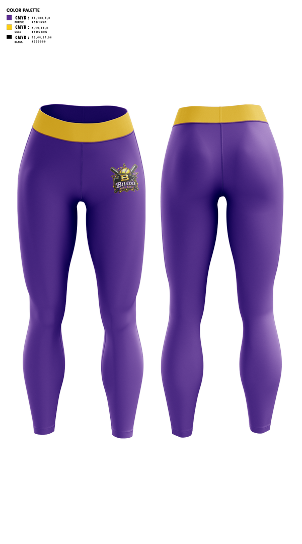 Womens Leggings, Biloxi, Softball, Teamtime, Team time, sublimation, custom sports apparel, team uniforms, spirit wear, spiritwear, sports uniforms, custom shirts, team store, custom team store, fundraiser sports, apparel fundraiser
