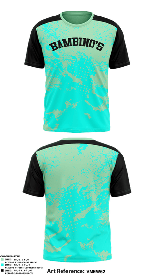 Short Sleeve Performance Shirt, BAMBINO'S, Baseball, Teamtime, Team time, sublimation, custom sports apparel, team uniforms, spirit wear, spiritwear, sports uniforms, custom shirts, team store, custom team store, fundraiser sports, apparel fundraiser