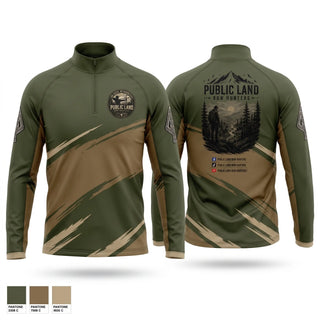 Quarter Zip Jacket, Public Land Bow Hunters, , Teamtime, Team time, sublimation, custom sports apparel, team uniforms, spirit wear, spiritwear, sports uniforms, custom shirts, team store, custom team store, fundraiser sports, apparel fundraiser