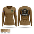 276th Military Police Company Women's Long Sleeve V-neck Shirt - 1