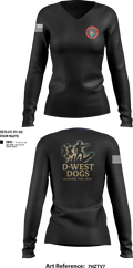 Sussex County Paramedics 80974460 Women's Long Sleeve V-neck Shirt - 202