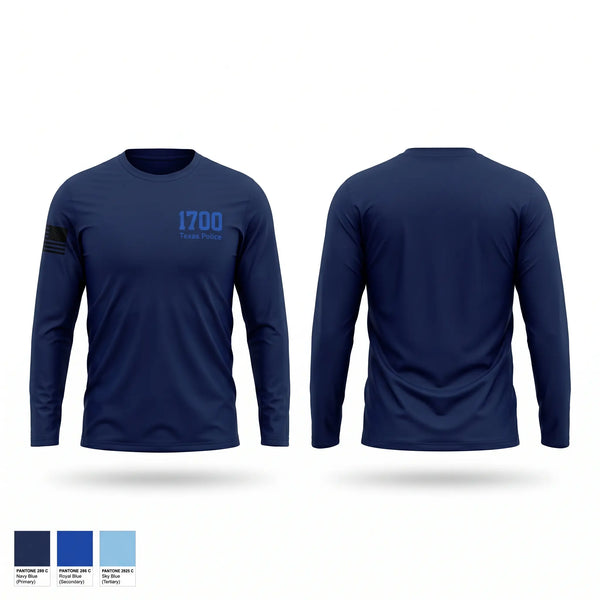 Long Sleeve Performance Shirt, 1700, Police, Teamtime, Team time, sublimation, custom sports apparel, team uniforms, spirit wear, spiritwear, sports uniforms, custom shirts, team store, custom team store, fundraiser sports, apparel fundraiser