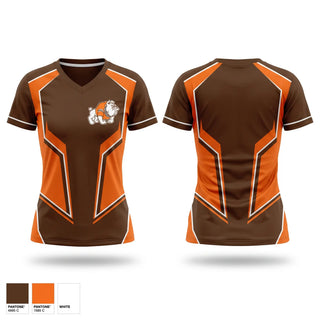Womens Short Sleeve Vneck Shirt, Heath, , Teamtime, Team time, sublimation, custom sports apparel, team uniforms, spirit wear, spiritwear, sports uniforms, custom shirts, team store, custom team store, fundraiser sports, apparel fundraiser