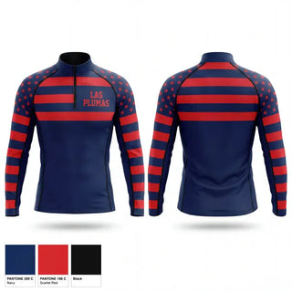 Quarter Zip Jacket, Las Plumas, Wrestling, Teamtime, Team time, sublimation, custom sports apparel, team uniforms, spirit wear, spiritwear, sports uniforms, custom shirts, team store, custom team store, fundraiser sports, apparel fundraiser