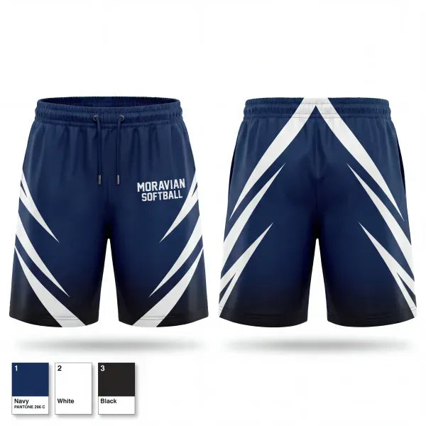 Athletic Shorts With Pockets, Moravian Softball, Softball, Teamtime, Team time, sublimation, custom sports apparel, team uniforms, spirit wear, spiritwear, sports uniforms, custom shirts, team store, custom team store, fundraiser sports, apparel fundraiser