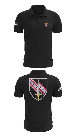 Short Sleeve Performance Polo, 6/54th SFAB, National Guard, Teamtime, Team time, sublimation, custom sports apparel, team uniforms, spirit wear, spiritwear, sports uniforms, custom shirts, team store, custom team store, fundraiser sports, apparel fundraiser