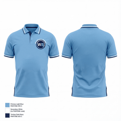 Wilson Hall Barons 71049334 Short Sleeve Performance Polo - 25