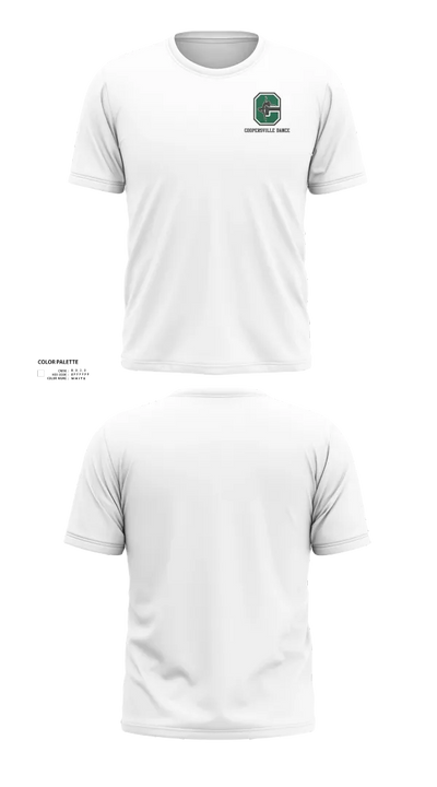 Coopersville Dance Team 93939428 Short Sleeve Performance Shirt - 23