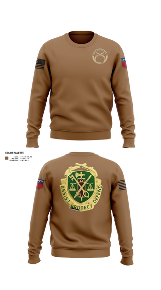 Crew Neck Sweatshirt, 344th MP Co., Army, Teamtime, Team time, sublimation, custom sports apparel, team uniforms, spirit wear, spiritwear, sports uniforms, custom shirts, team store, custom team store, fundraiser sports, apparel fundraiser