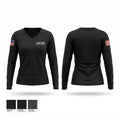 Lorain County Sheriff’s Office Women's Long Sleeve V-neck Shirt - 1