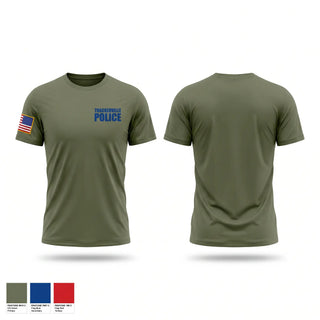 Short Sleeve Performance Shirt, Thackerville Police, Police, Teamtime, Team time, sublimation, custom sports apparel, team uniforms, spirit wear, spiritwear, sports uniforms, custom shirts, team store, custom team store, fundraiser sports, apparel fundraiser