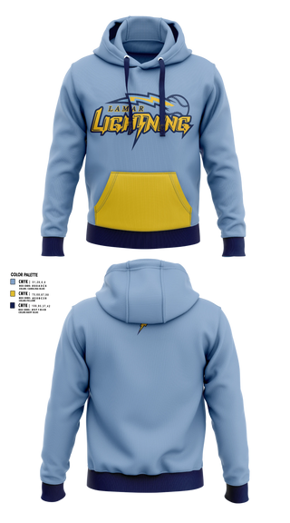Hoodie, Lamar Lightening, Baseball, Teamtime, Team time, sublimation, custom sports apparel, team uniforms, spirit wear, spiritwear, sports uniforms, custom shirts, team store, custom team store, fundraiser sports, apparel fundraiser