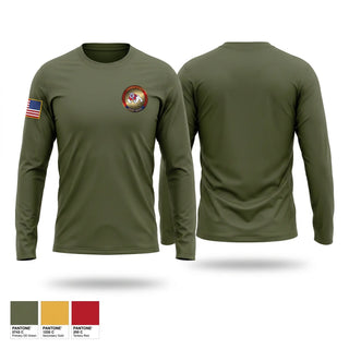 Long Sleeve Performance Shirt, Bulldog Battalion, Army, Teamtime, Team time, sublimation, custom sports apparel, team uniforms, spirit wear, spiritwear, sports uniforms, custom shirts, team store, custom team store, fundraiser sports, apparel fundraiser
